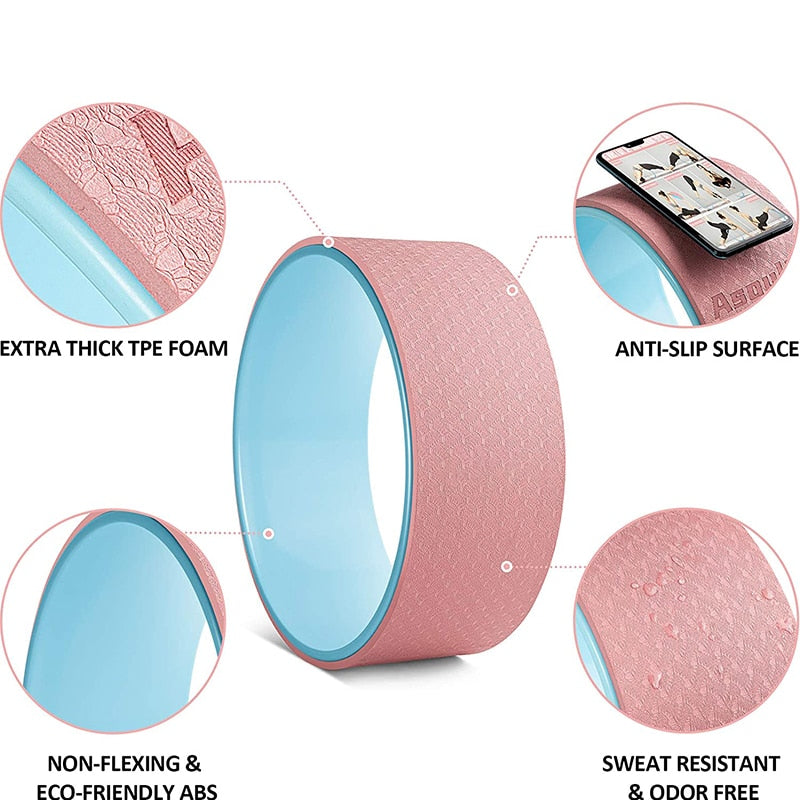Faixa Elástica para Yoga e Pilates – Látex, 1,08m, Antiderrapante