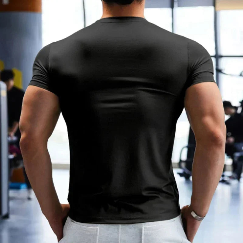 Camiseta Masculina Tamanho Grande Dry Fit – Poliéster, Respirável