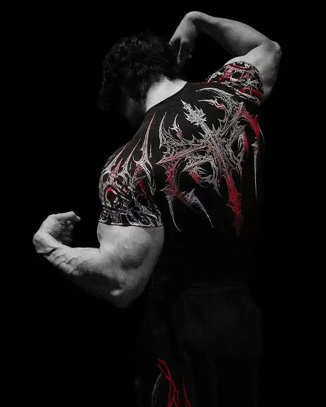 Camiseta de Treino com Compressão e Secagem Rápida – Poliéster 3D, XS ao XL