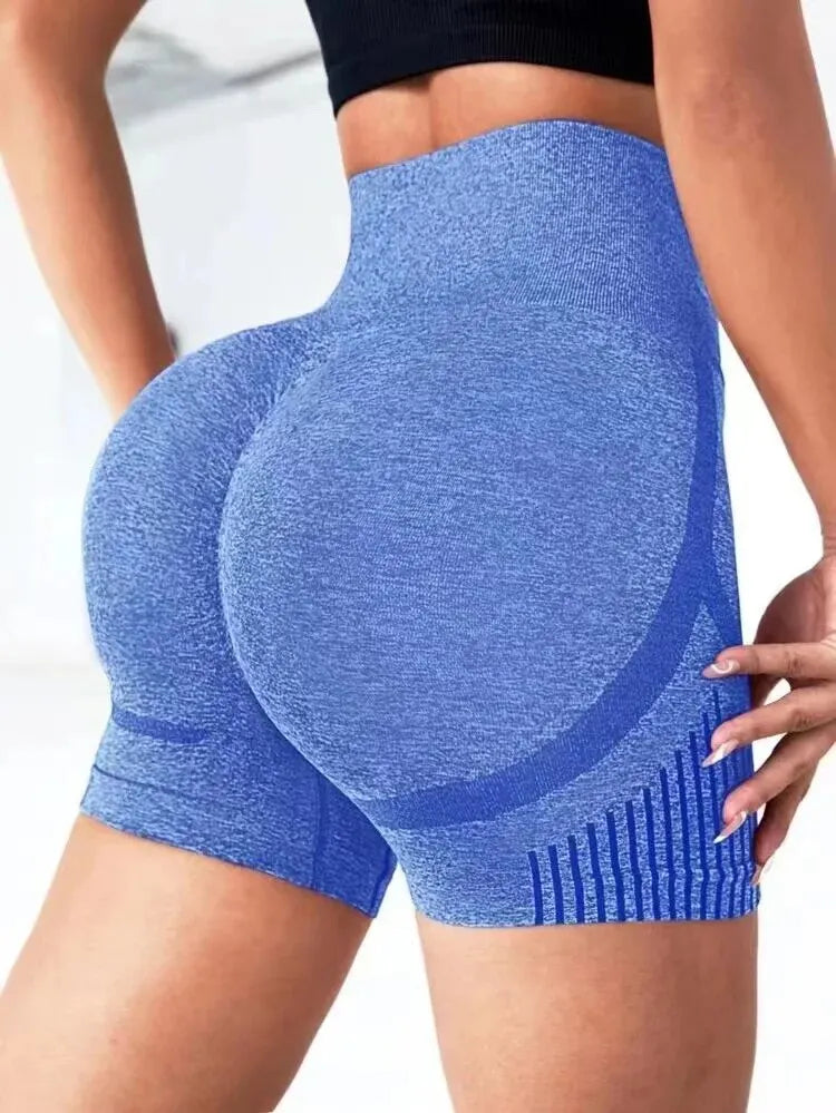 Calções de Treino Cintura Alta Fitness – Empina Glúteos, Nylon e Spandex, S/M ao L/XL
