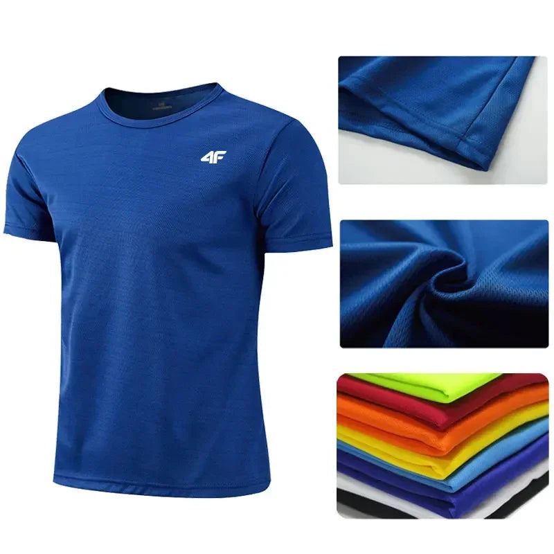 Camiseta Fit Wear Maleável para Musculação – Poliéster Dry Fit, S ao 3XL