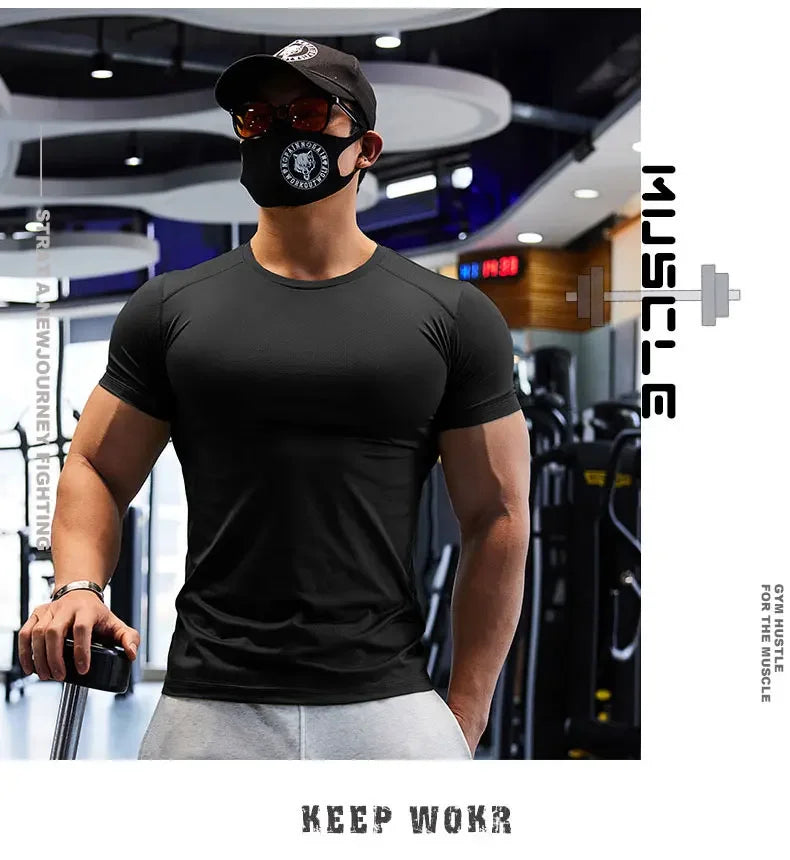 Camiseta Masculina Tamanho Grande Dry Fit – Poliéster, Respirável