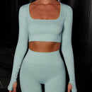 Cropped Maldivas Manga Longa - Bora Pro Treino