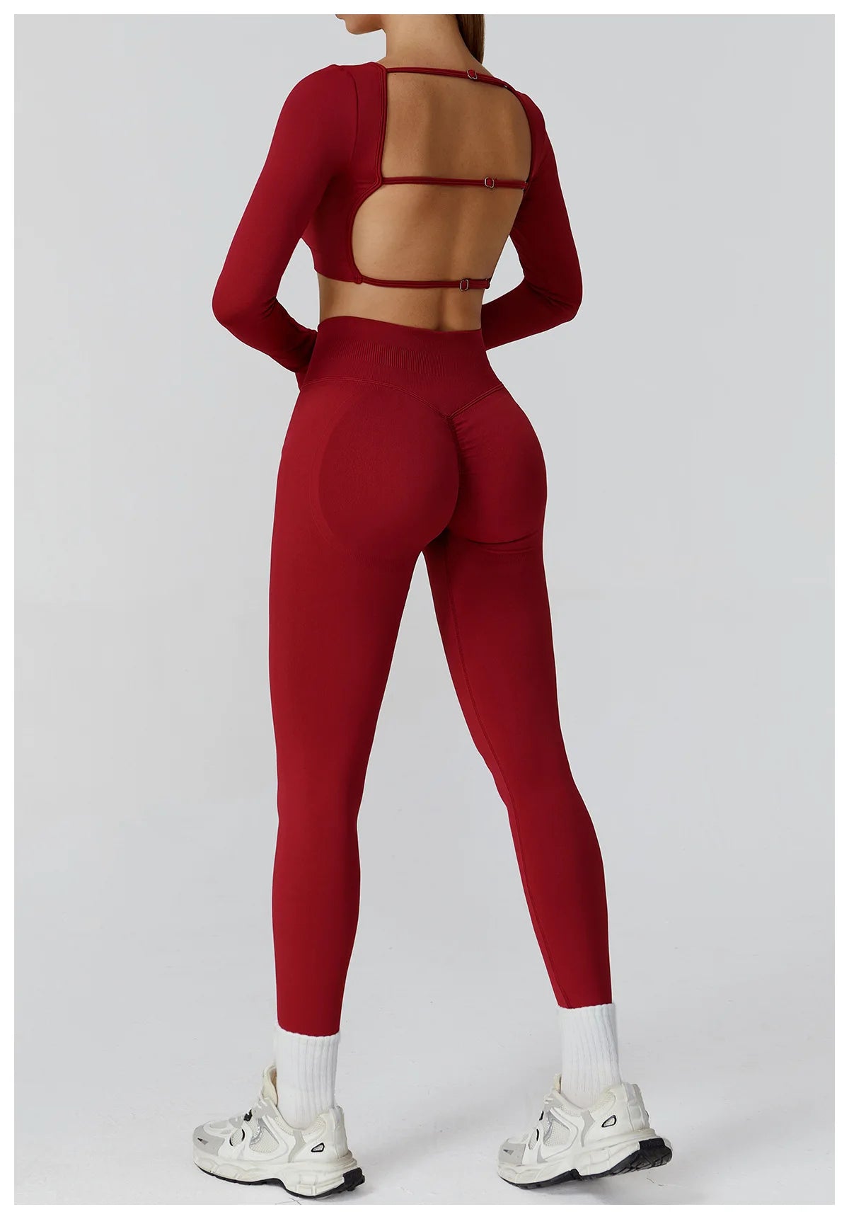 Camiseta Esportiva Sem Costura Feminina – Nylon e Spandex, Secagem Rápida, S ao XL