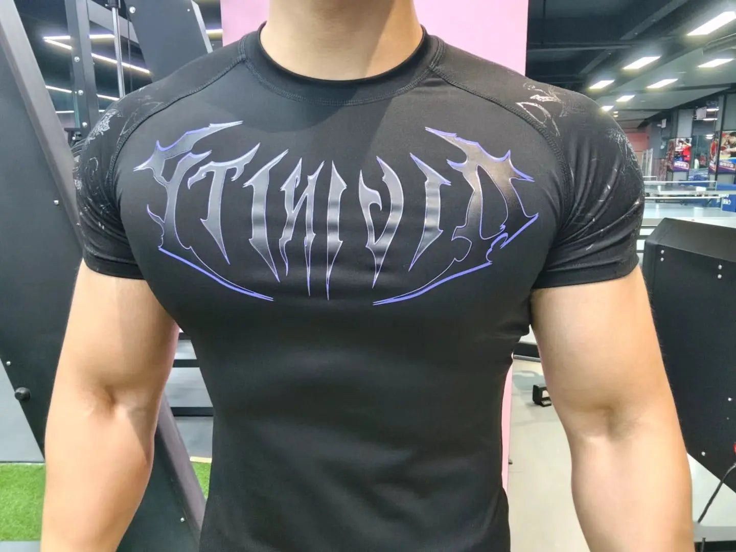 Camiseta de Treino com Compressão e Secagem Rápida – Poliéster 3D, XS ao XL