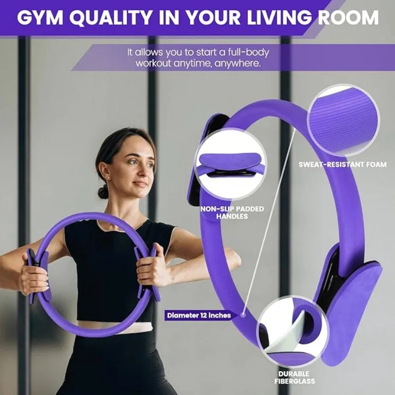 Conjunto de Ginástica e Yoga com 13 Peças – Kit Completo para Treino