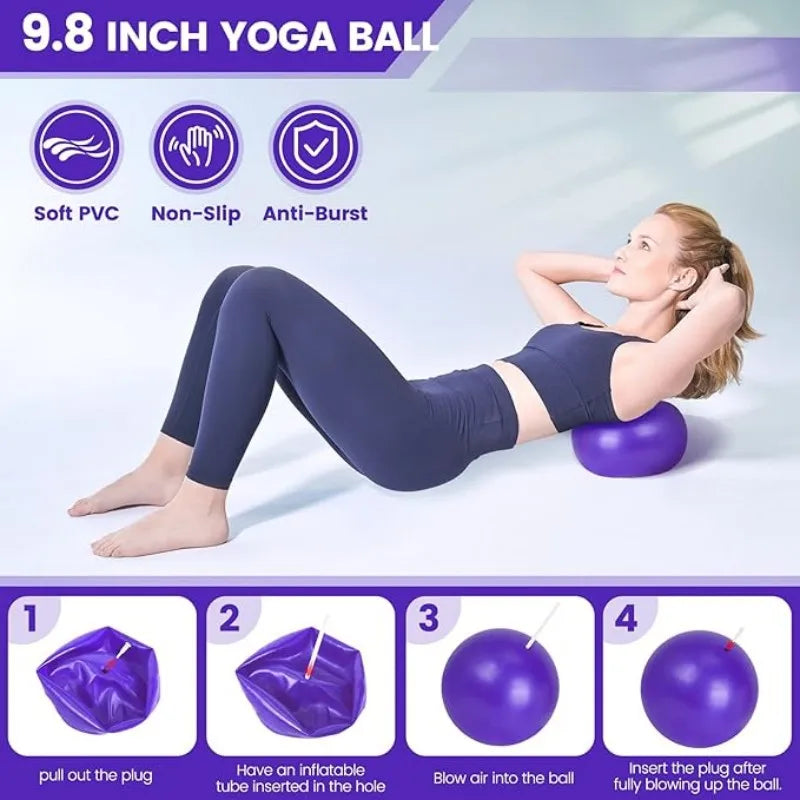 Conjunto de Ginástica e Yoga com 13 Peças – Kit Completo para Treino