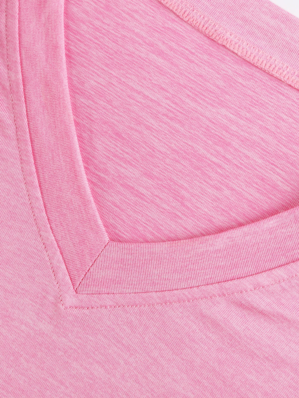 Top Esportivo Decote em V com Pregas Manga Curta – Poliéster e Spandex, 5 Cores, S ao XL