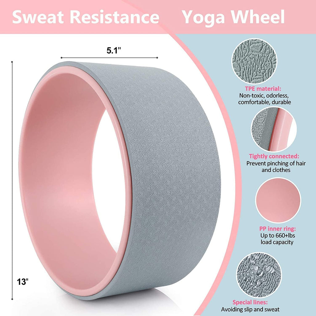 Faixa Elástica para Yoga e Pilates – Látex, 1,08m, Antiderrapante