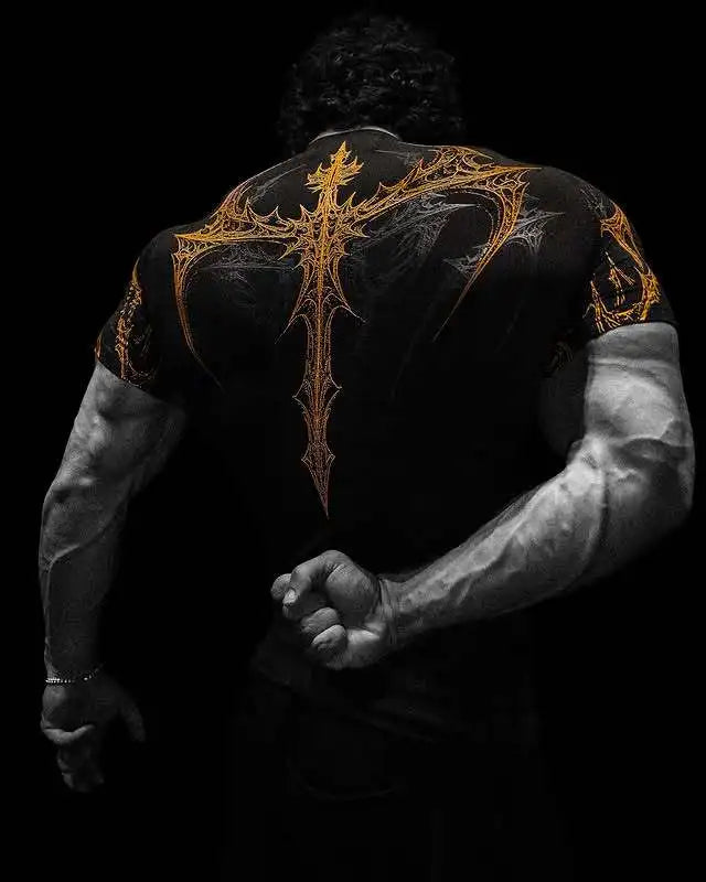 Camiseta de Treino com Compressão e Secagem Rápida – Poliéster 3D, XS ao XL