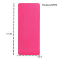 Tapete de Ginástica para Yoga e Pilates – Nitrila 185x90x1cm, Espesso e Antiderrapante