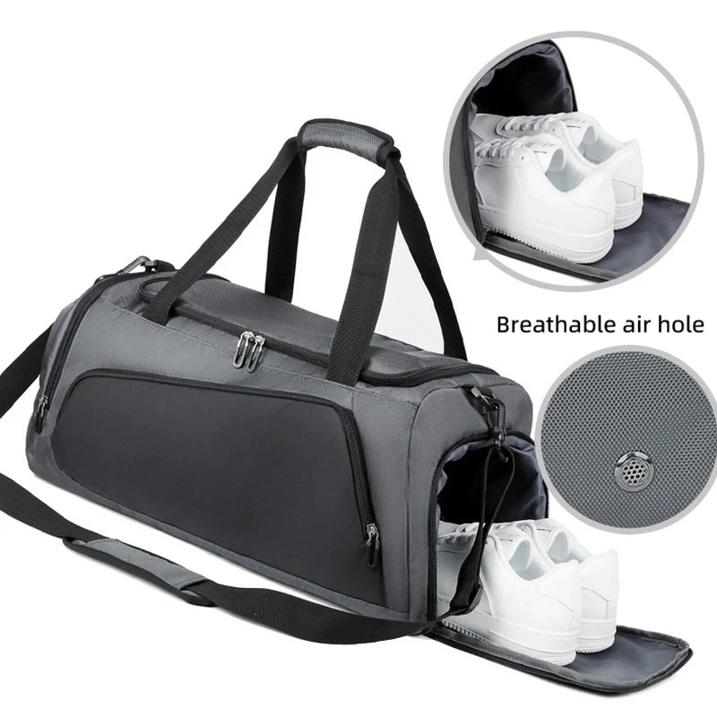 Mochila de Treino Unissex – Nylon 20-35L, Para Musculação e Crossfit