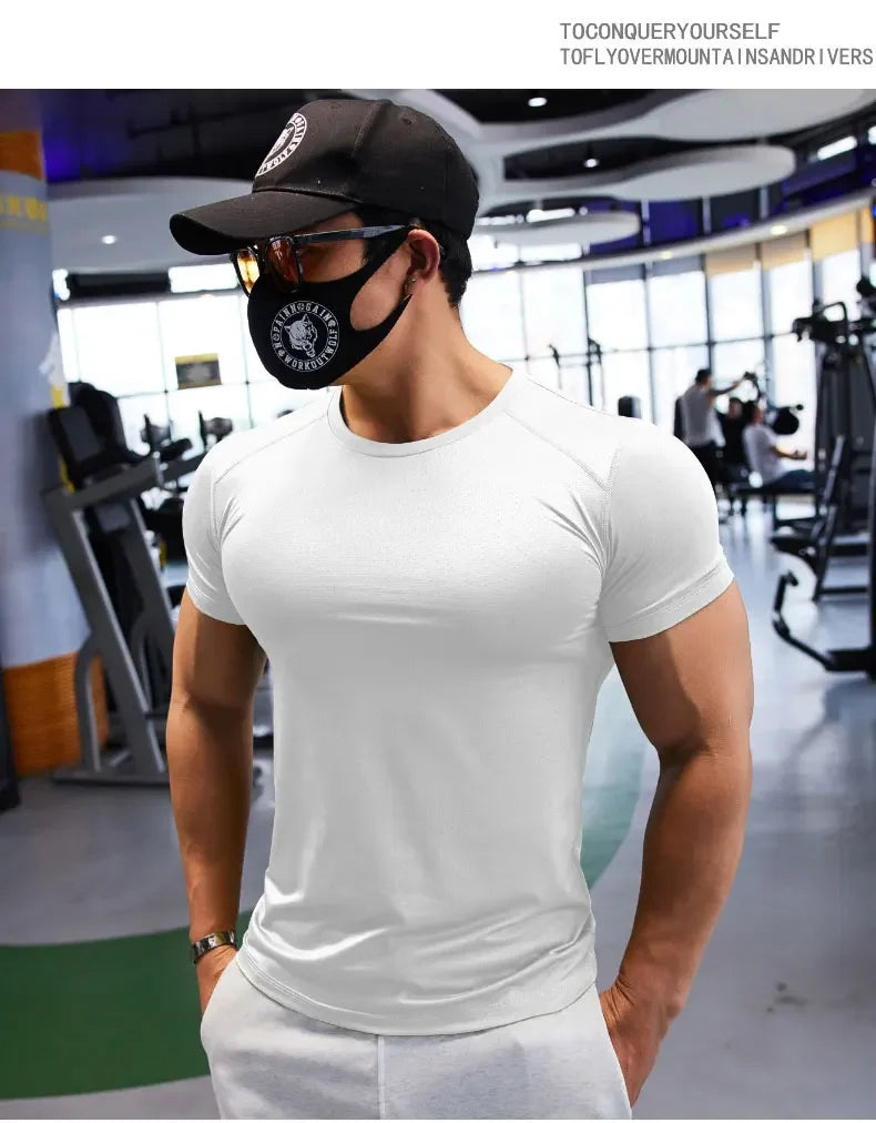 Camiseta Masculina Tamanho Grande Dry Fit – Poliéster, Respirável