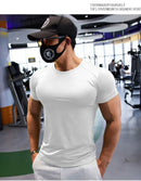 Camiseta masculina tamanho grande Dry Fit