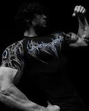 Camiseta de treino com compressão e secagem rápida