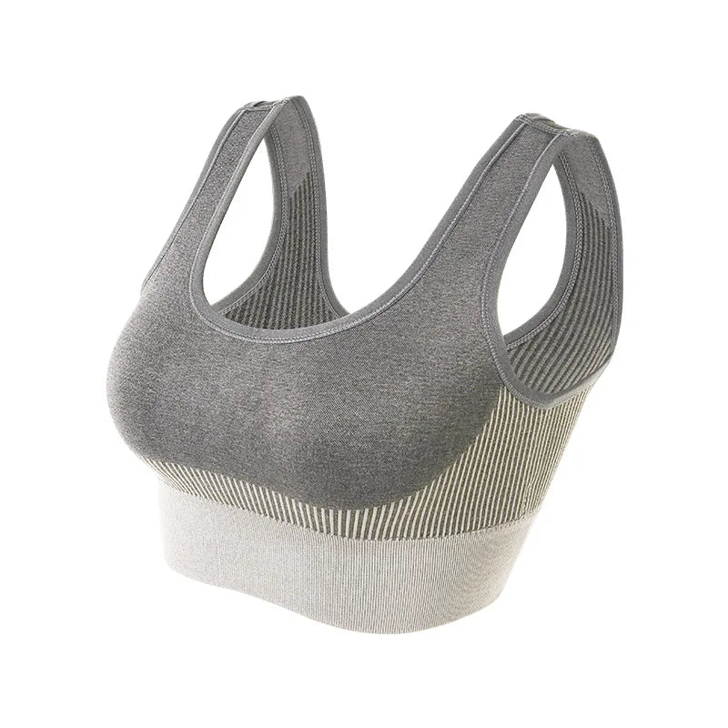 Top Feminino de Compressão Knitted – Algodão e Nylon, Para Musculação