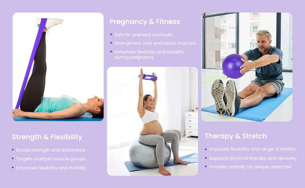 Conjunto de Ginástica e Yoga com 13 Peças – Kit Completo para Treino