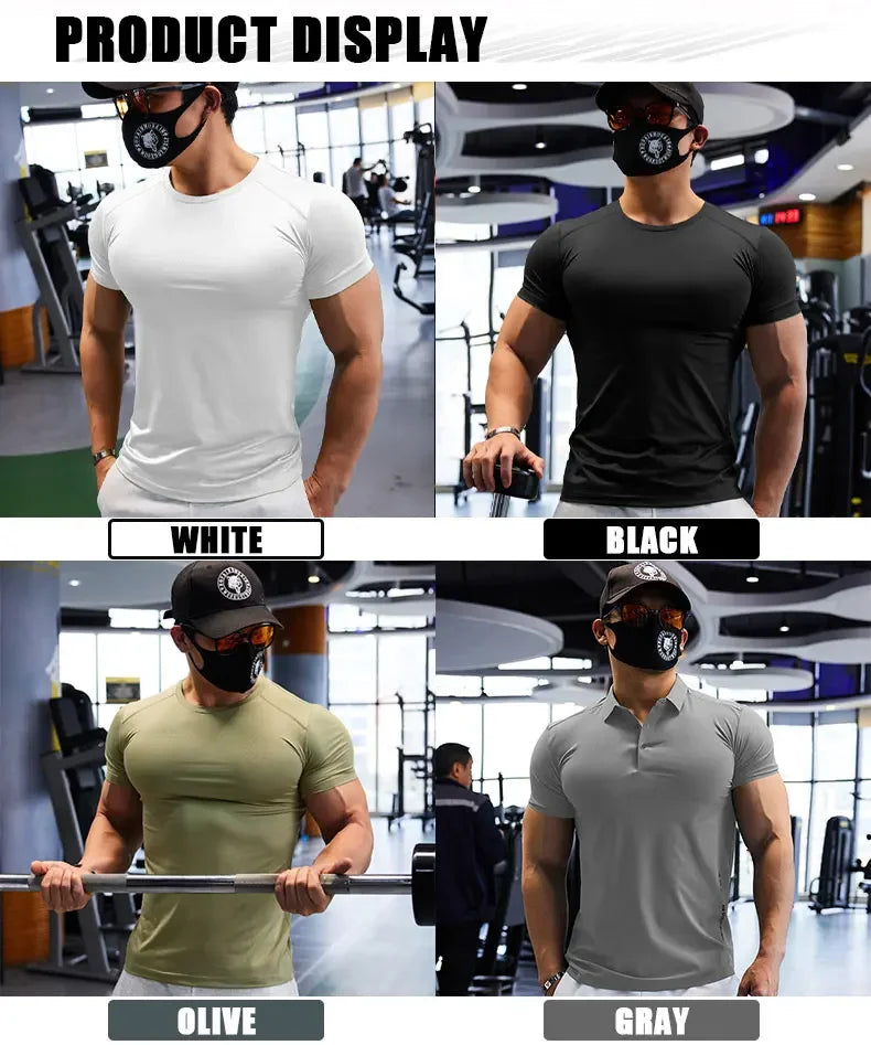 Camiseta Masculina Tamanho Grande Dry Fit – Poliéster, Respirável