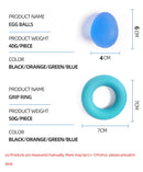 Conjunto para fortalecer os dedos, antebraços e recuperar os músculos  Exercitador com pinça e bola de descompressão