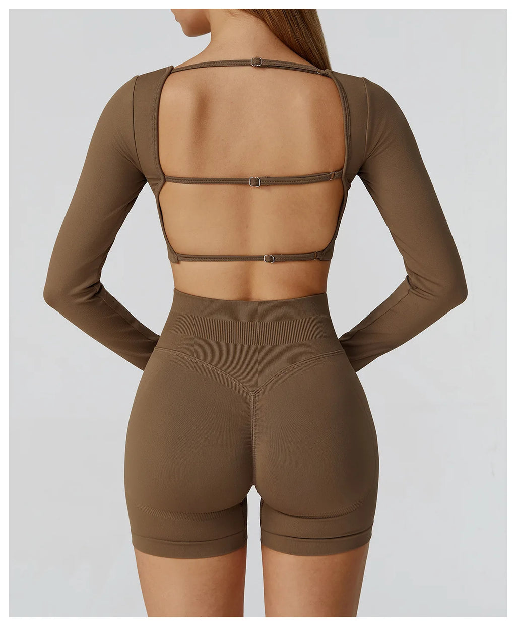 Camiseta Esportiva Sem Costura Feminina – Nylon e Spandex, Secagem Rápida, S ao XL