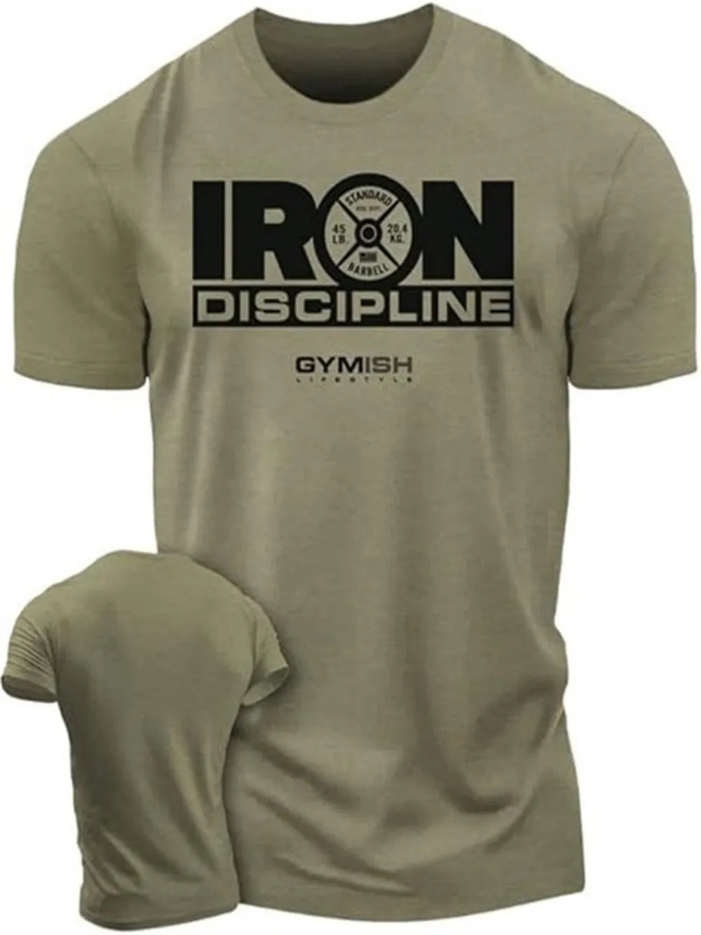 Camiseta Lettering Respirável para Esportes ao Ar Livre – Poliéster, XS ao 6XL
