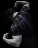 Camiseta de treino com compressão e secagem rápida