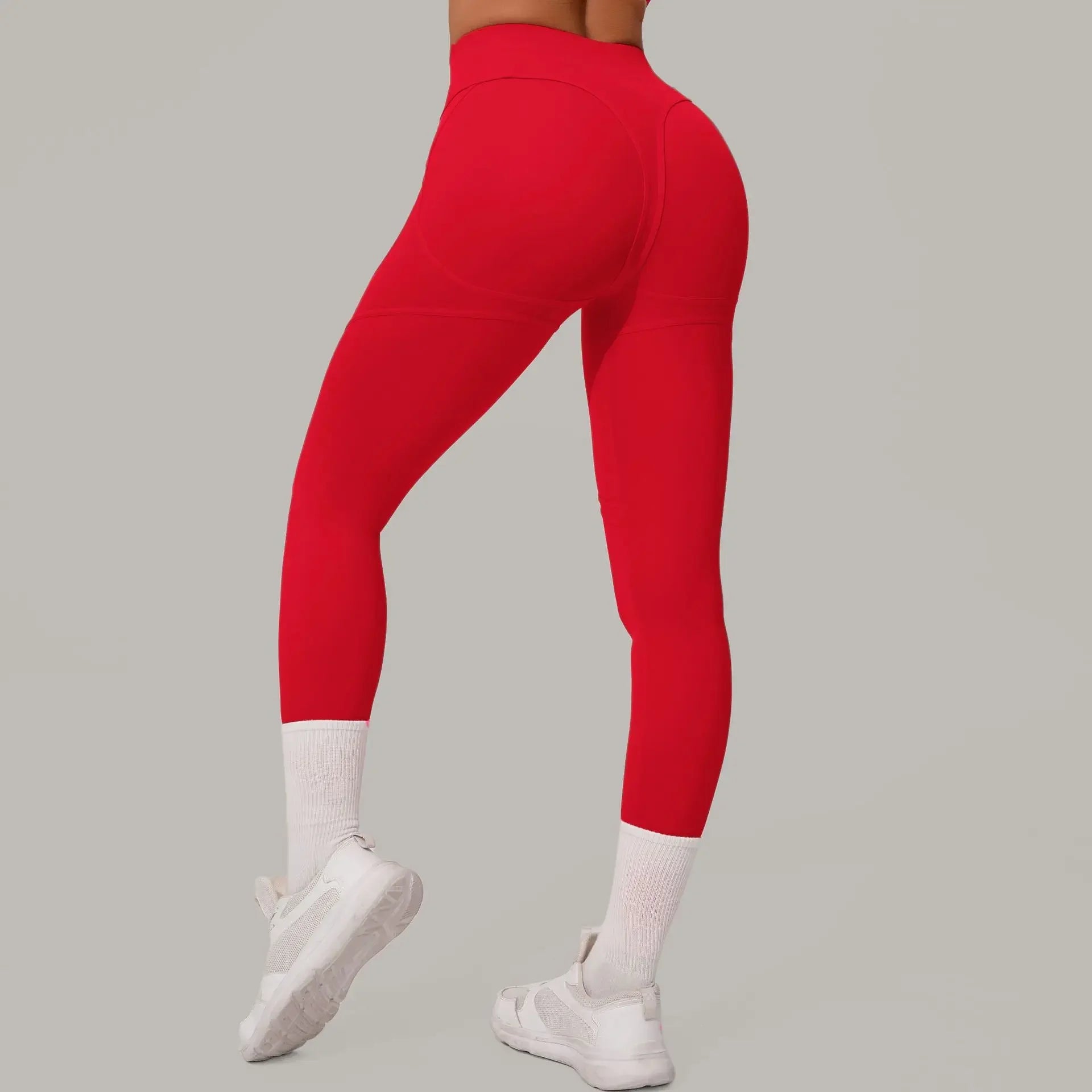 Top Manga Curta + Calça Cintura Alta Yoga – Nylon e Spandex, S ao L