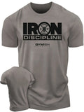 Camiseta Lettering Respirável para Esportes ao Ar Livre – Poliéster, XS ao 6XL