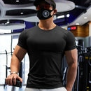 Camiseta masculina tamanho grande Dry Fit