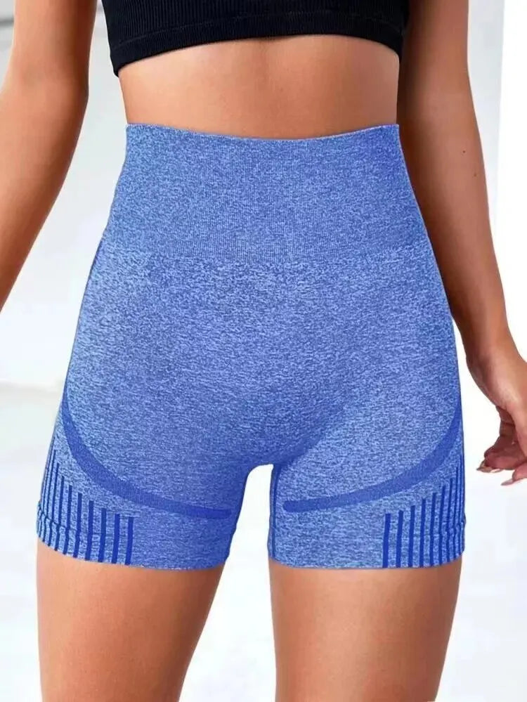 Calções de Treino Cintura Alta Fitness – Empina Glúteos, Nylon e Spandex, S/M ao L/XL