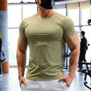 Camiseta masculina tamanho grande Dry Fit