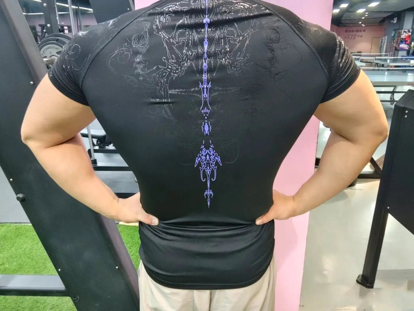 Camiseta de Treino com Compressão e Secagem Rápida – Poliéster 3D, XS ao XL