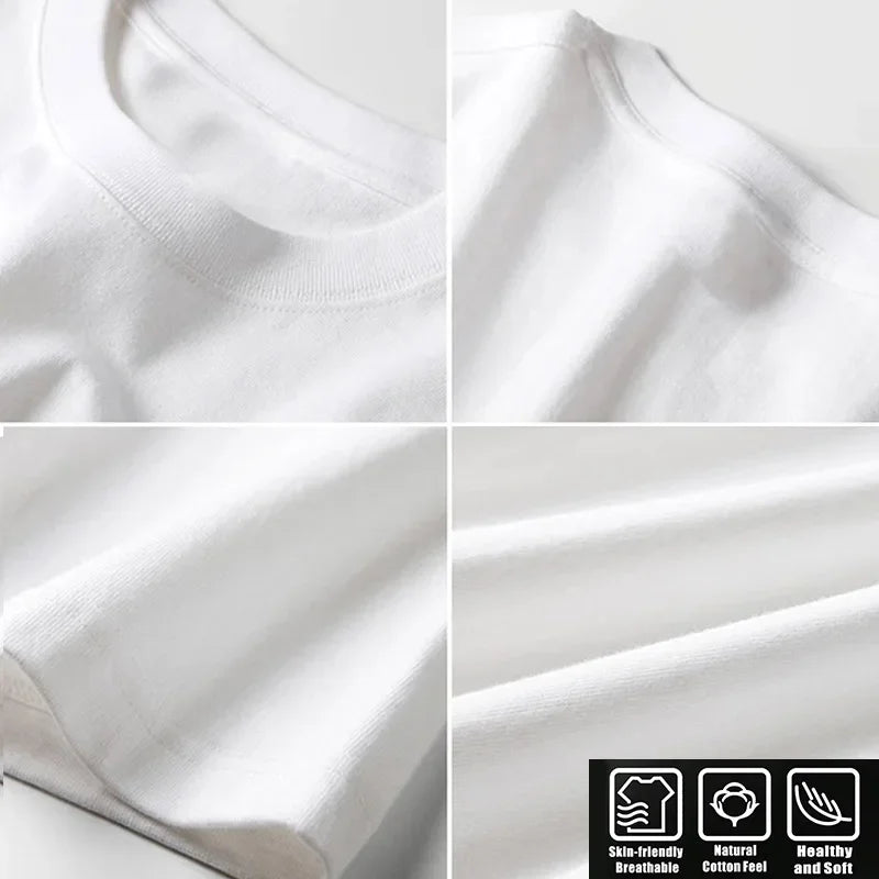 Camiseta de Algodão Manga Curta para Academia – Gola Redonda, Estampa, S ao XXXL