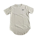 Camiseta esportiva masculina para academia - fitness largas de manga curta