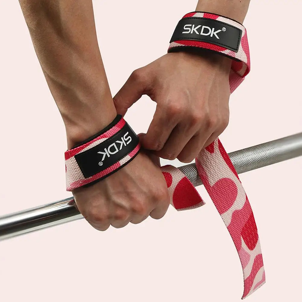 Straps Anti-Slip para Musculação e Crossfit – Silicone Antiderrapante, 55cm