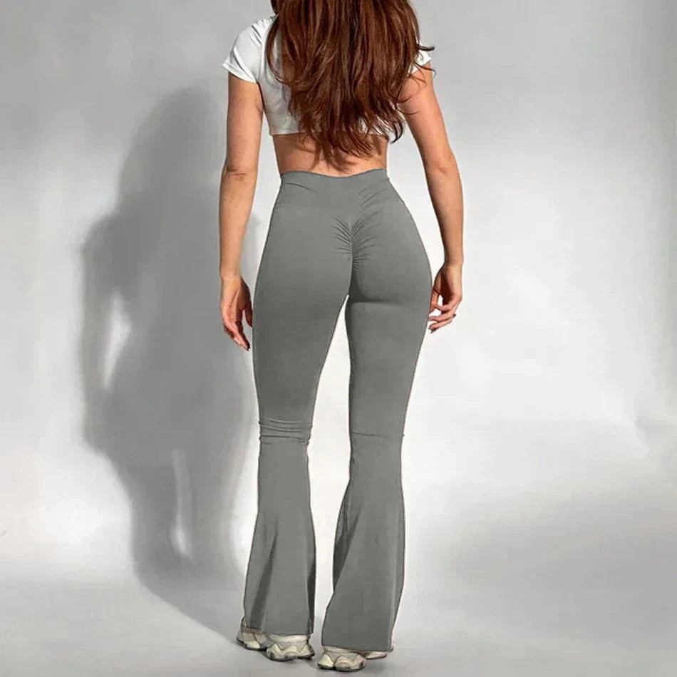 Legging Levanta Glúteo Feminina Flare – Poliéster e Spandex, S ao XL