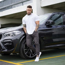 Camiseta Masculina Fitness 2024 – Algodão, Manga Curta, Slim Fit para Treino e Musculação