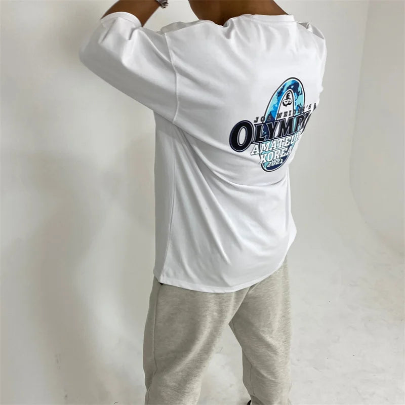 Camiseta Oversized Mr. Olympia para Academia – Algodão, M ao XXXL