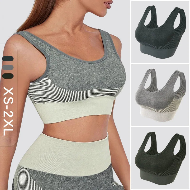 Top Feminino de Compressão Knitted – Algodão e Nylon, Para Musculação