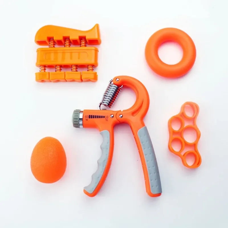 Kit Exercitador de Dedos e Antebraços com Pinça e Bola – Fortalecimento e Recuperação
