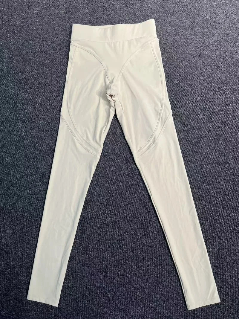 Top Manga Curta + Calça Cintura Alta Yoga – Nylon e Spandex, S ao L