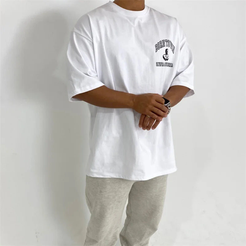 Camiseta Oversized Mr. Olympia para Academia – Algodão, M ao XXXL