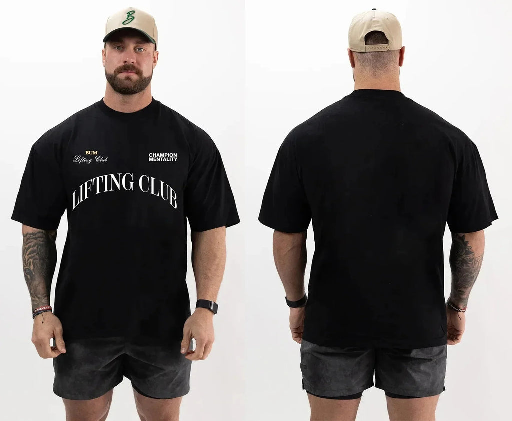 Camiseta Chris Bumstead Raw Oversized para Academia – Poliéster, M ao 5XL