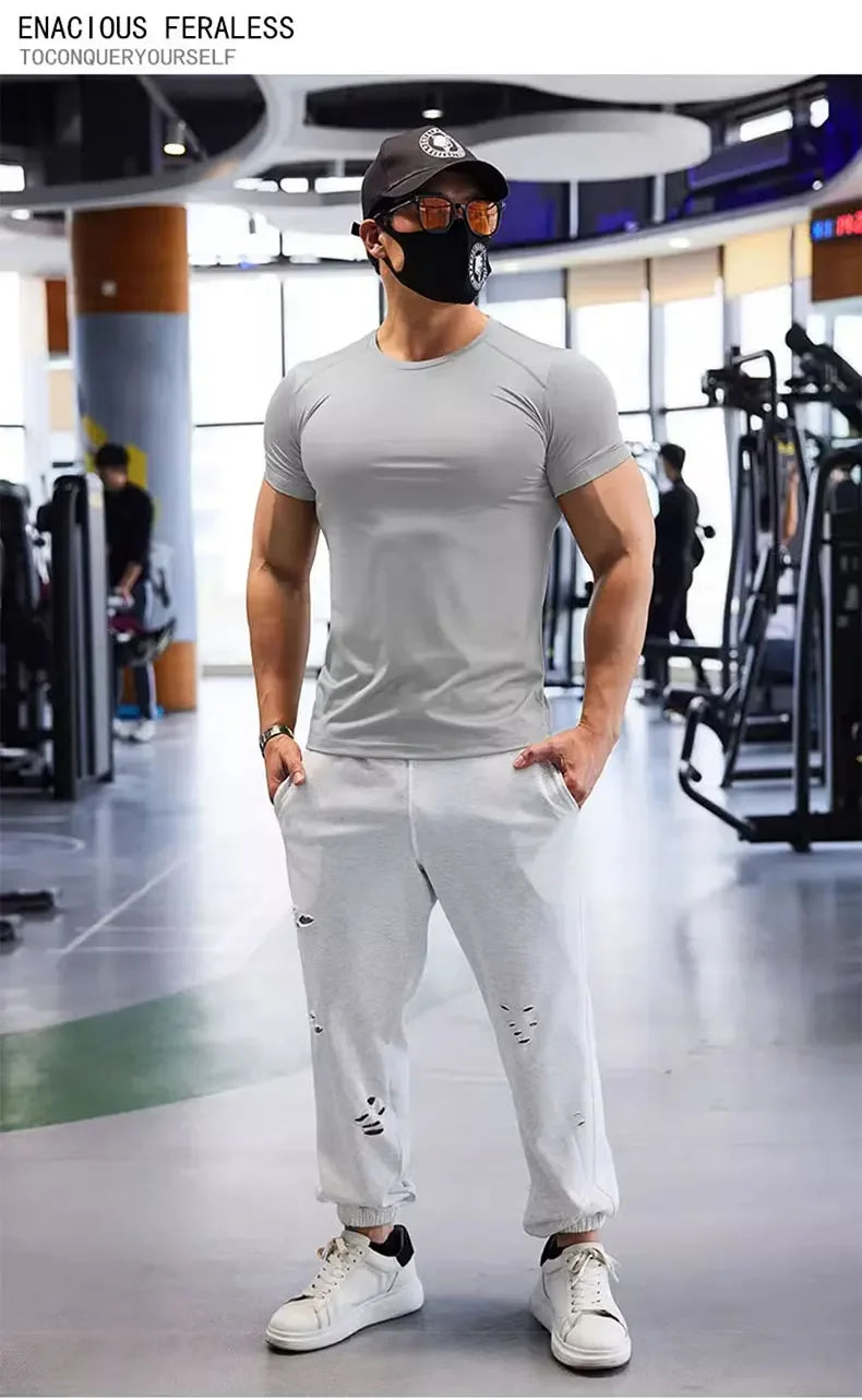Camiseta Masculina Tamanho Grande Dry Fit – Poliéster, Respirável