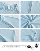 Camiseta esportiva feminina de verão para tênis, ginástica, corrida, treinamento físico, golfe, ioga, secagem rápida e respirável