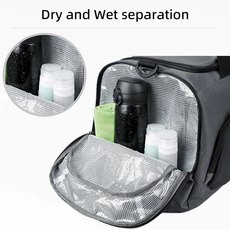 Mochila de Treino Unissex – Nylon 20-35L, Para Musculação e Crossfit