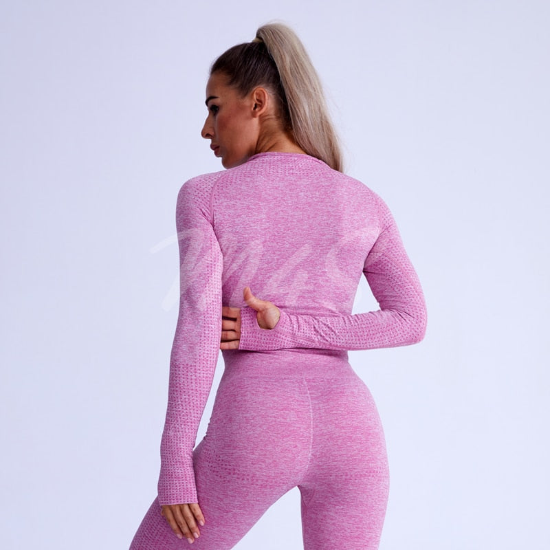 Cropped Maldivas Manga Longa – Algodão Macio, Decote Redondo