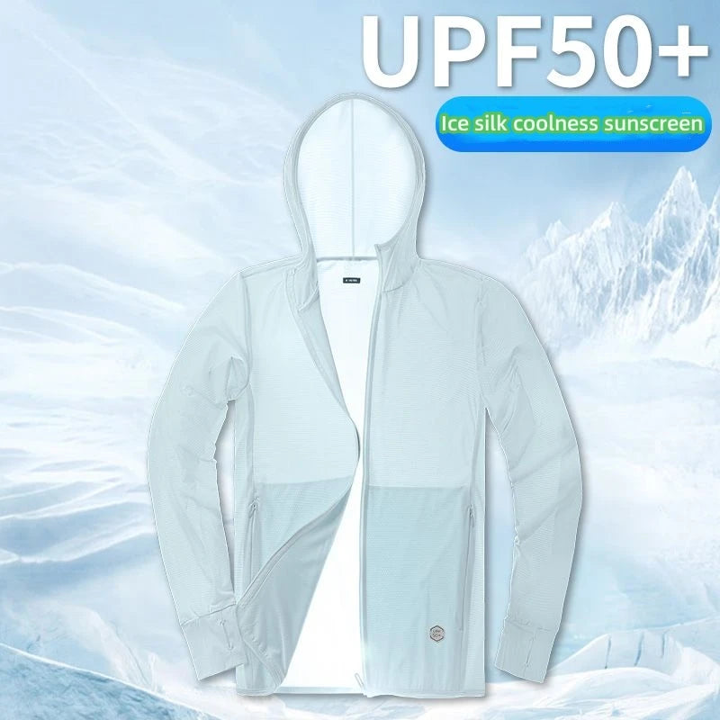 Conjunto Masculino 5 Peças para Corrida – Seda Gelada, Proteção UV, M ao 3XL