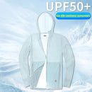 Conjuntos para homens para treino e corrida - material de seda gelada de verão Secagem rápida Resistente aos raios UV Proteção solar para atividades ao ar livre Roupas de qualidade 5 peças