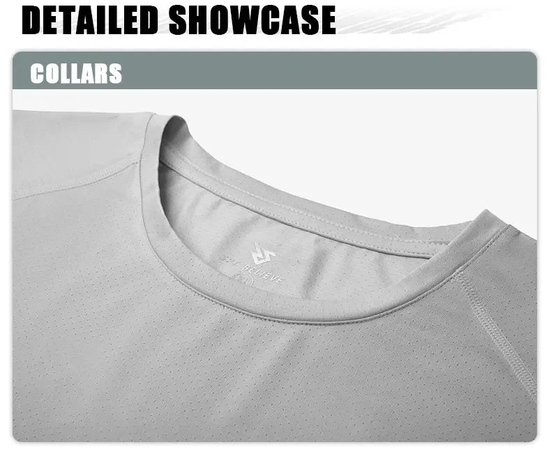 Camiseta Masculina Tamanho Grande Dry Fit – Poliéster, Respirável